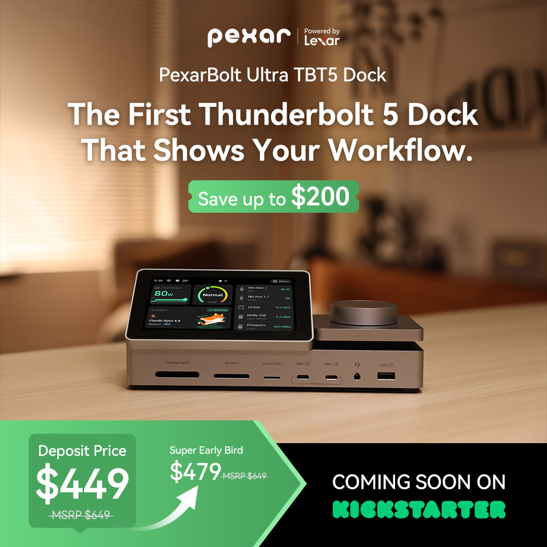 PexarBolt Ultra TBT5 Dock — VIP Early Access