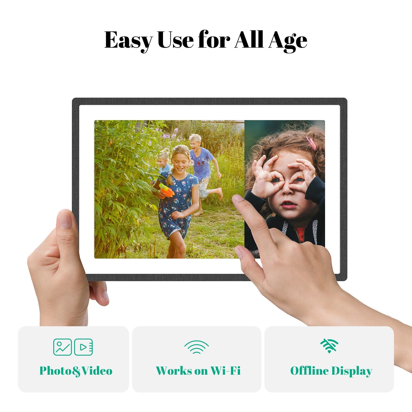 10.1" digital picture frame