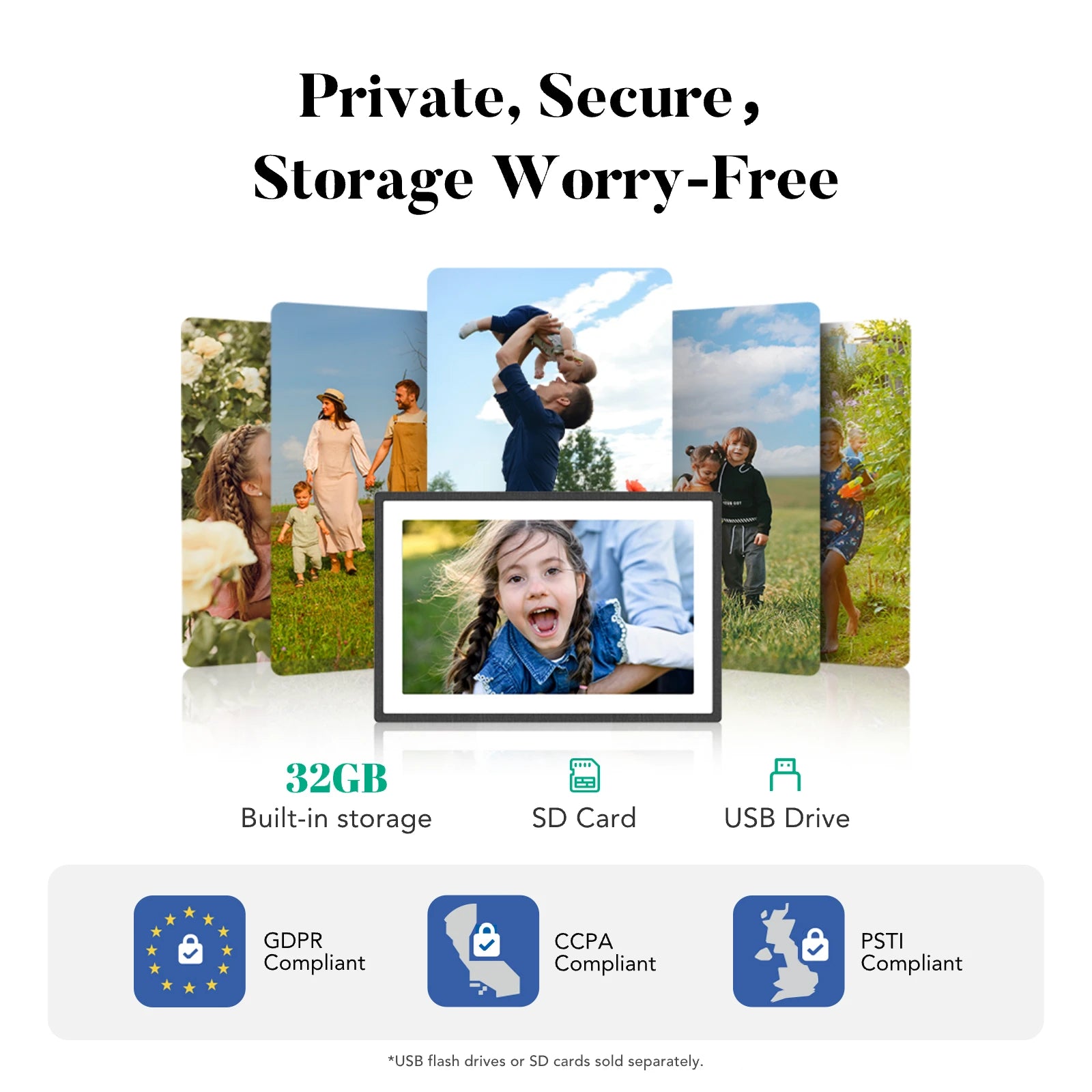 11" digital picture frame