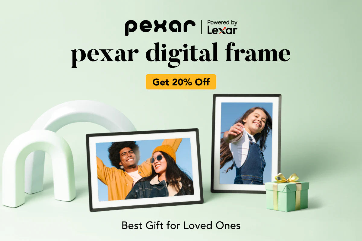 Pexar digital picture frames are 20% off for Thanksgiving and Black Friday Early Sales Event