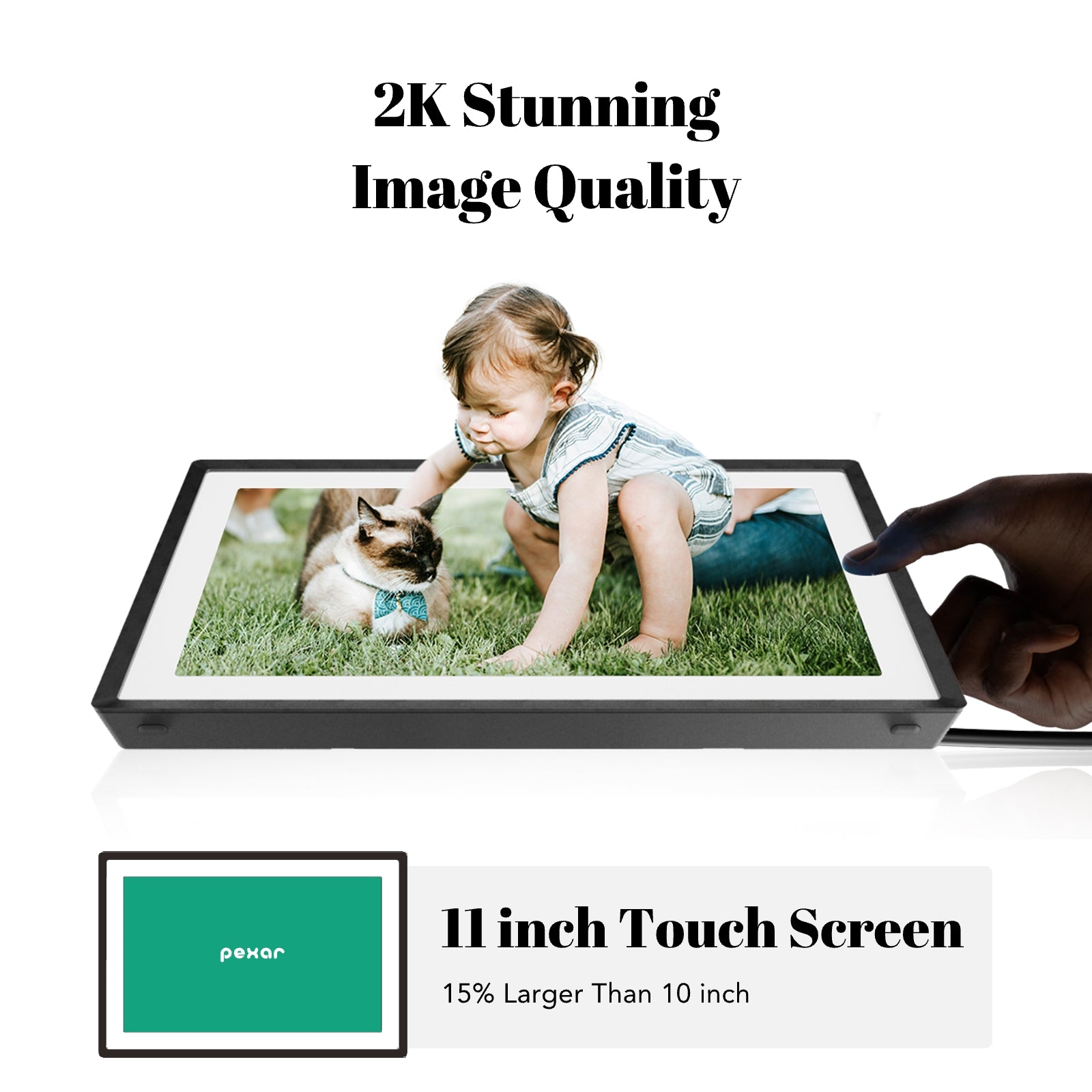 11" digital picture frame