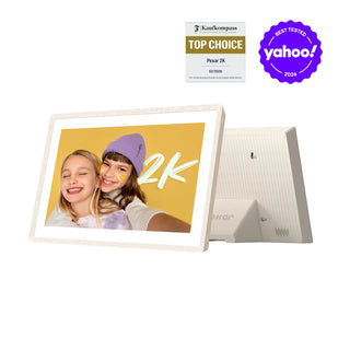 Pexar 11 inch 2K digital picture frame in soft sand color #Color_Sand