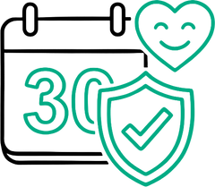 30-Day Worry-Free Guarantee