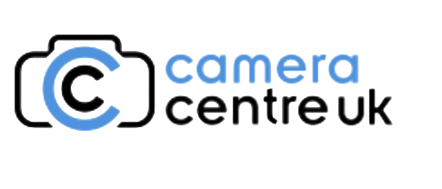 Logo of Camera Centre UK with a camera icon and text on a white background