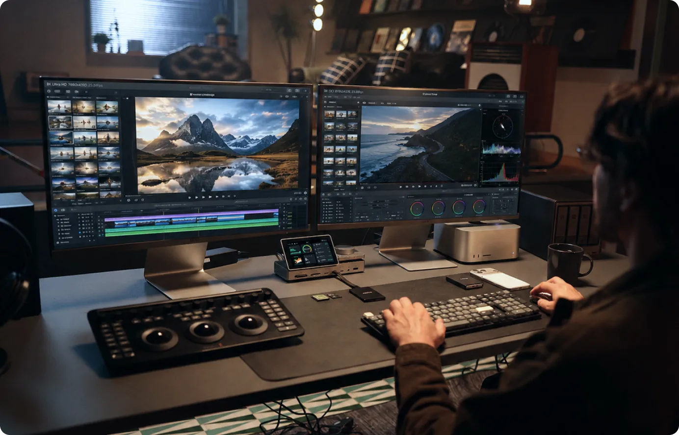 Dual 8K Editing