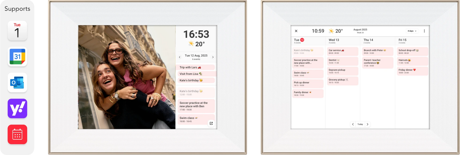 Calendar Meets Photo Frame