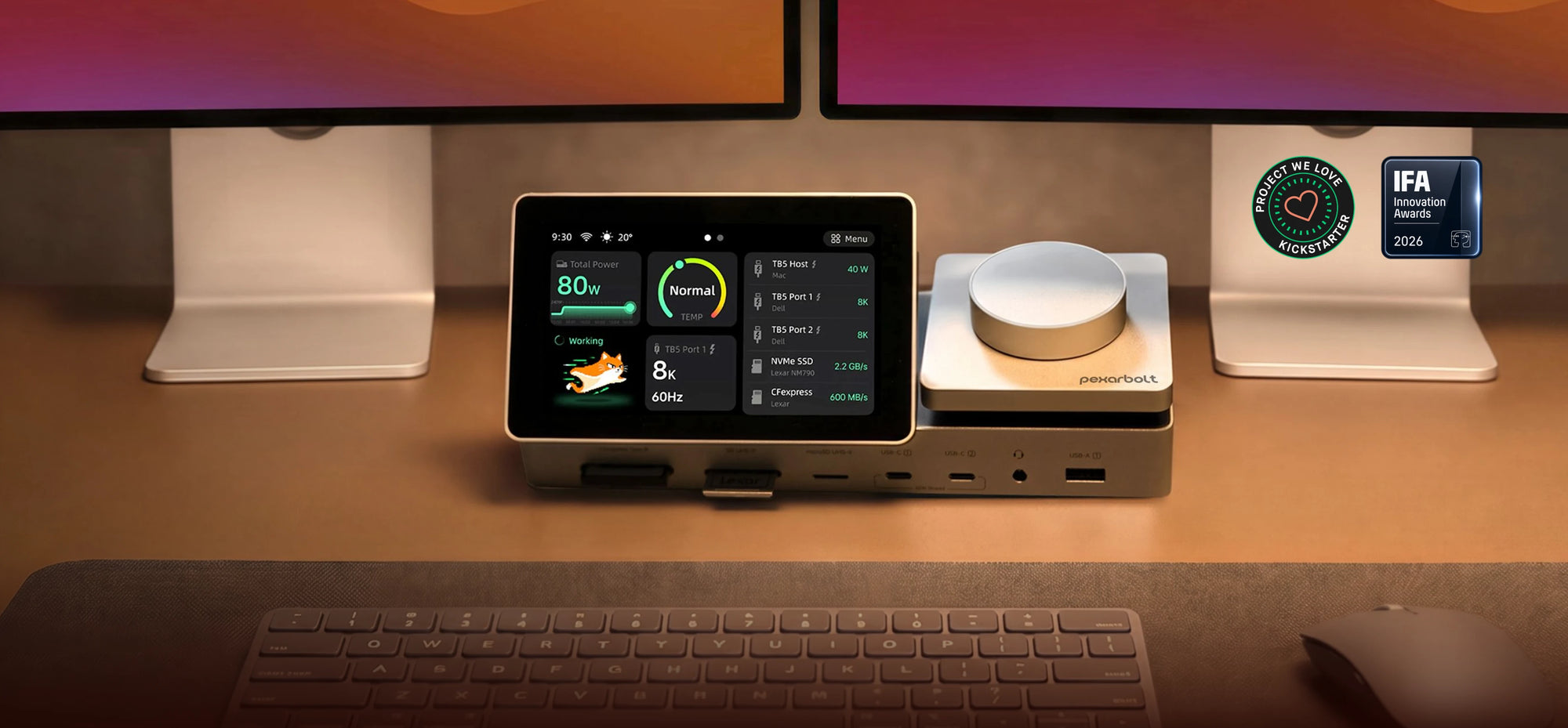 PexarBolt Ultra TBT5 Dock | Live Now on